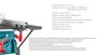 Imagen de SIERRA DE MESA 250MM  DE 10" 220V 2000W 4800RPM